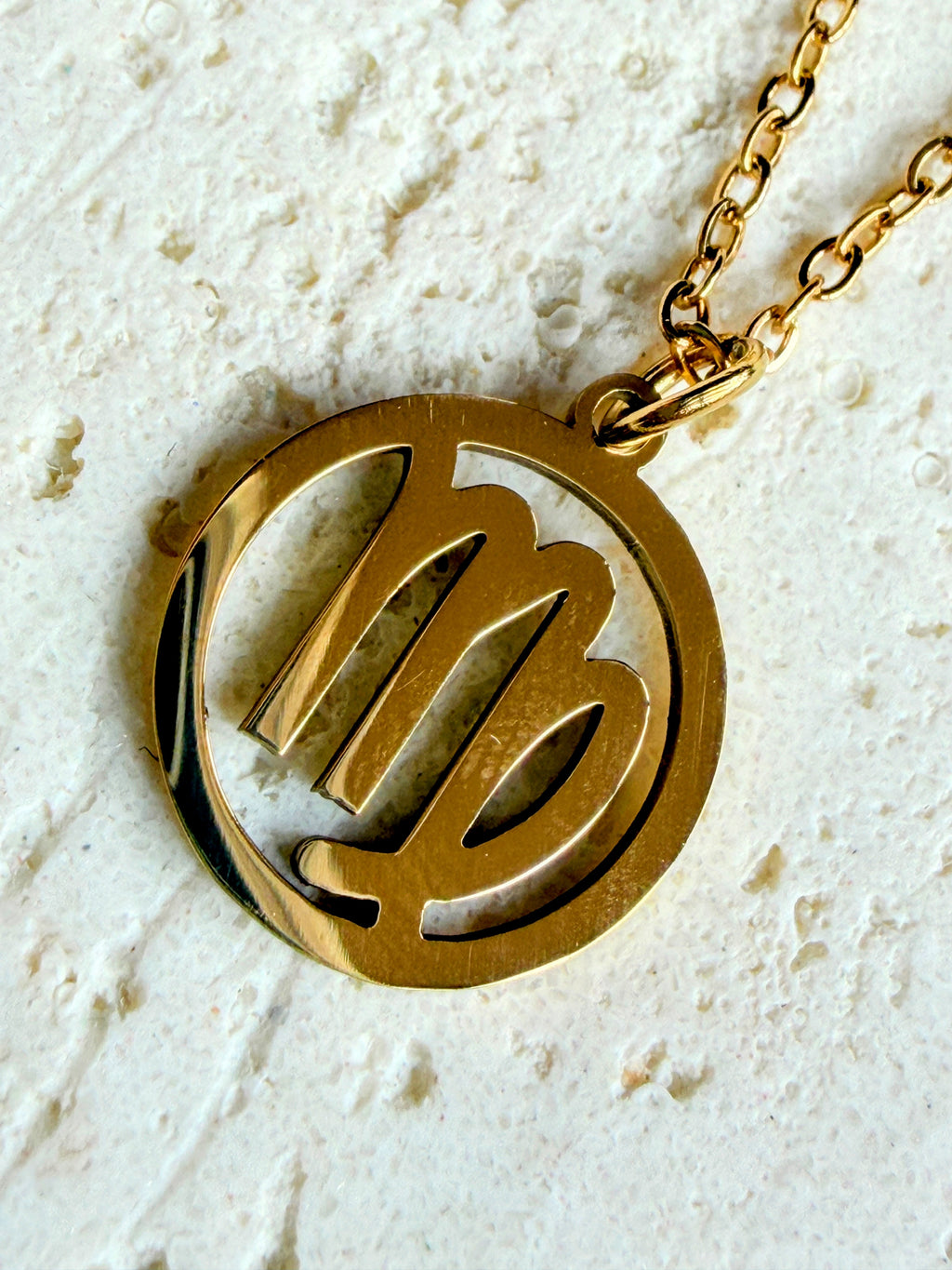 Virgo Star Sign Necklace