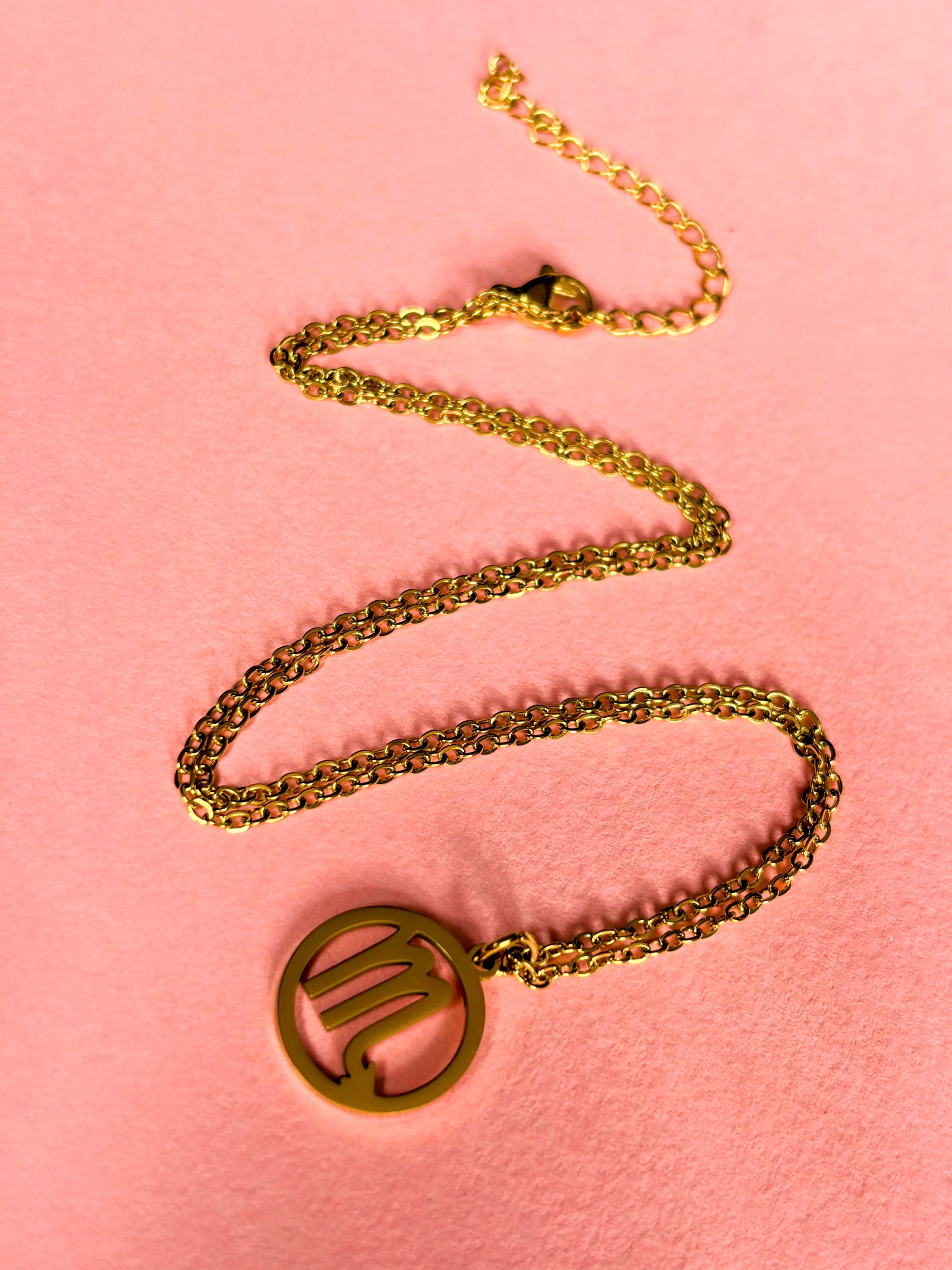 Scorpio Star Sign Necklace