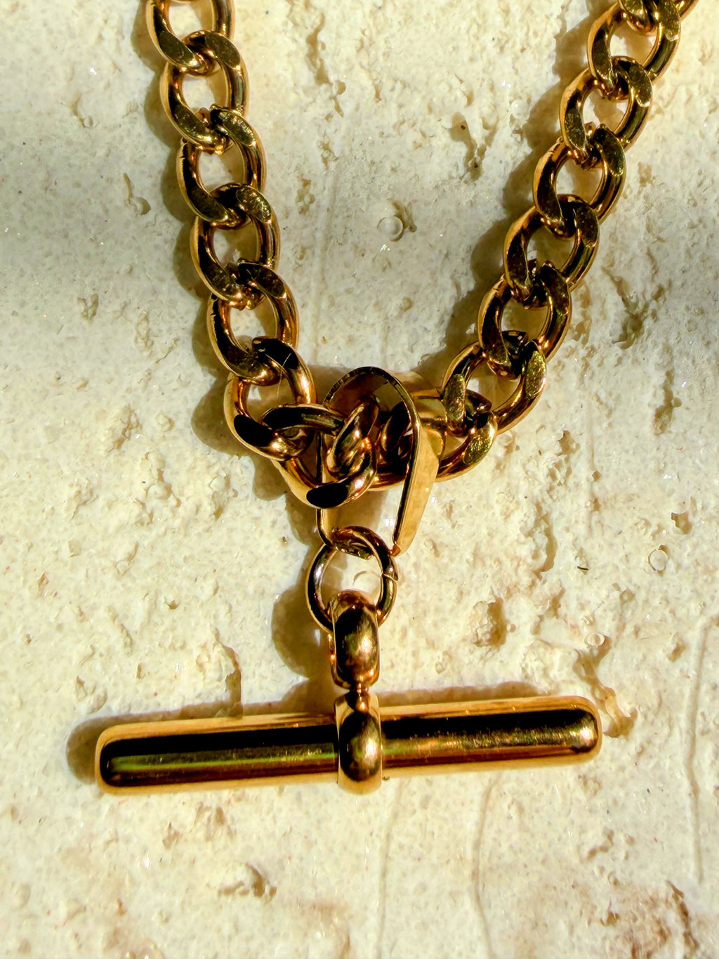 Celeste T-Bar Cuban Necklace