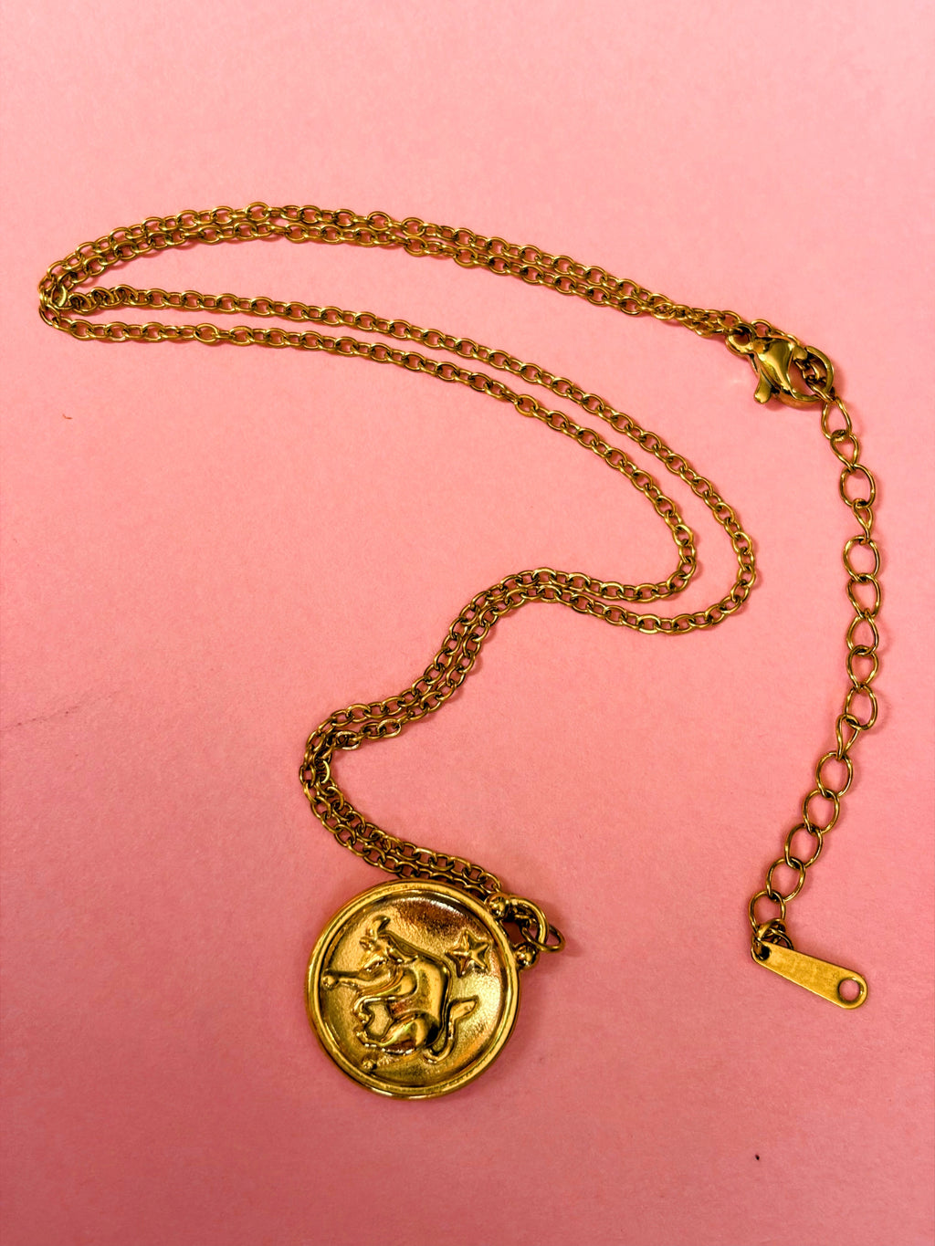 Taurus Gold Plated Necklace