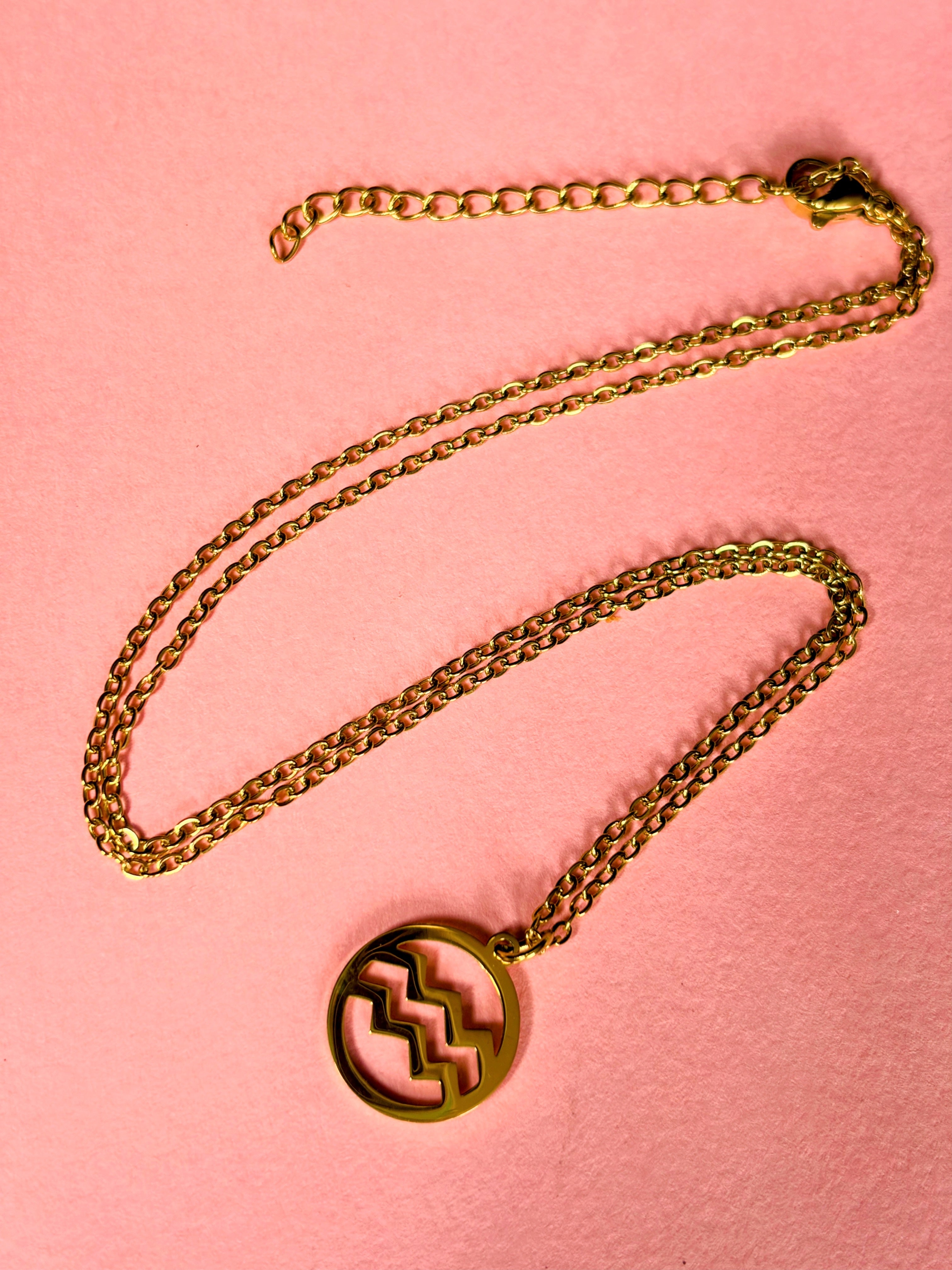 Aquarius Star Sign Necklace