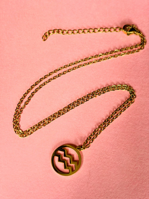 Aquarius Star Sign Necklace