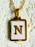 Initial Letter N Necklace