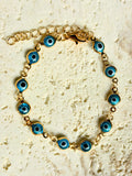 Light Blue Evil Eye Necklace