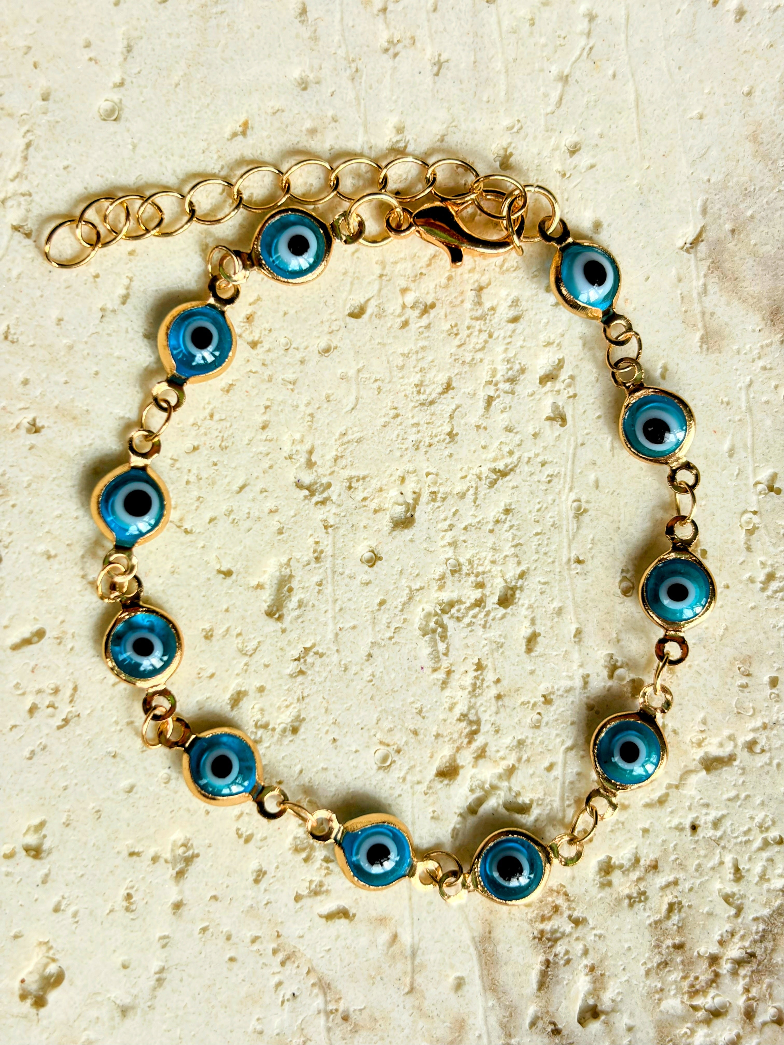 Light Blue Evil Eye Necklace