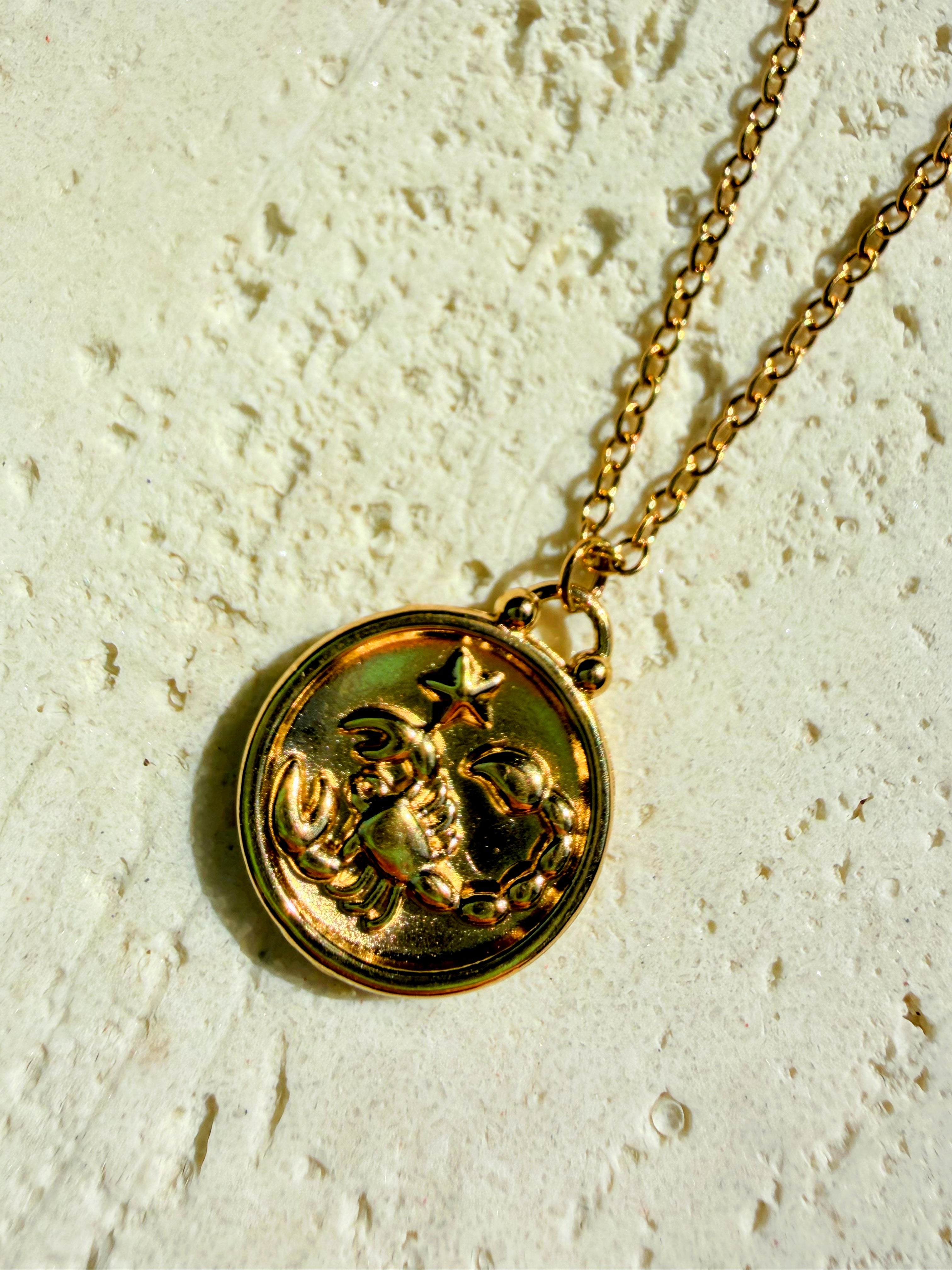 Scorpio Gold Plated Necklace