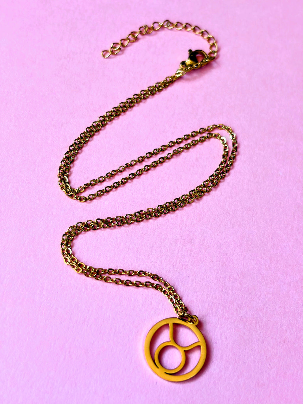 Taurus Star Sign (Glyph) Necklace