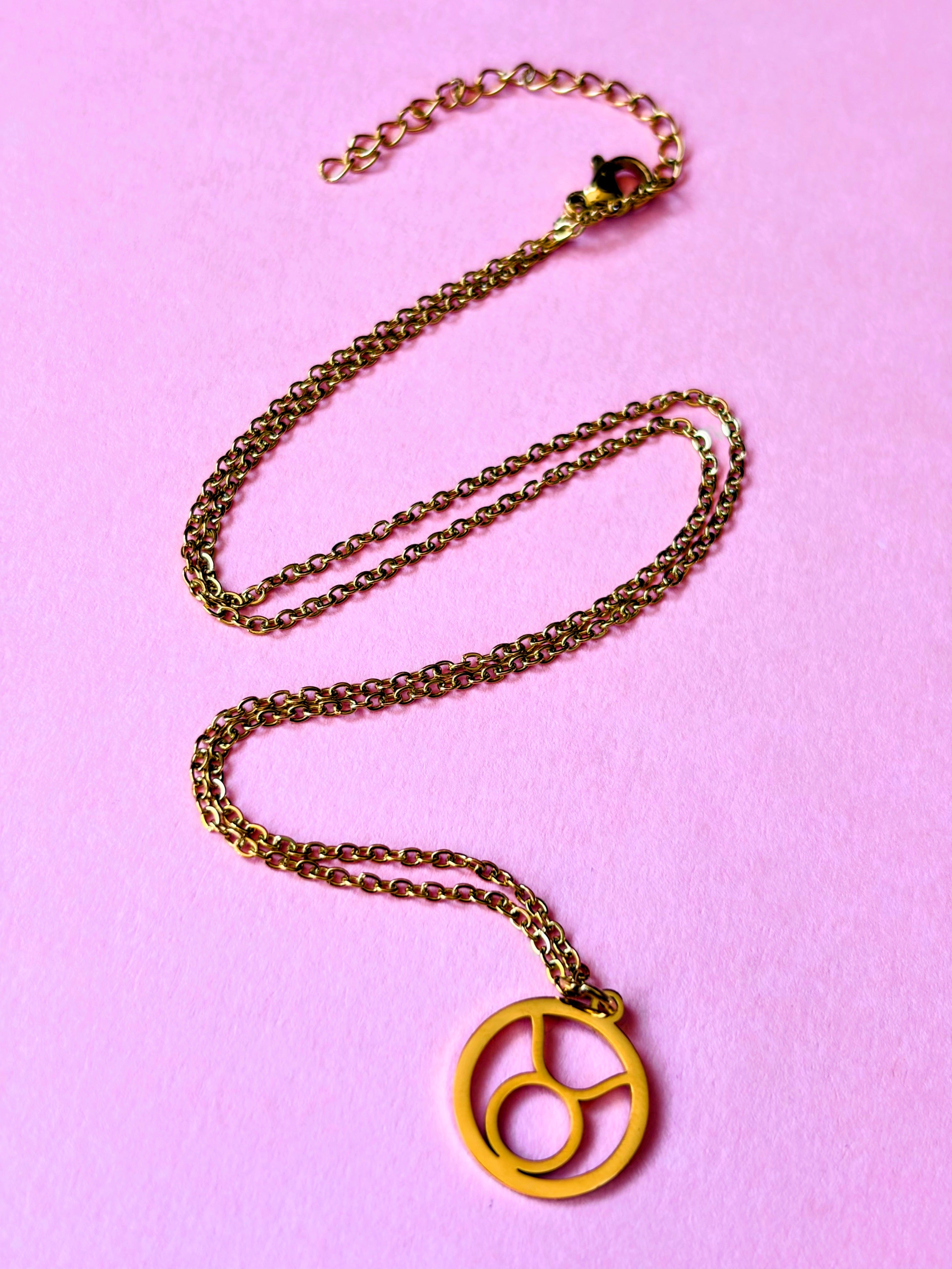 Taurus Star Sign (Glyph) Necklace