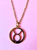 Taurus Star Sign (Glyph) Necklace