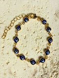 Blue Evil Eye Bracelet