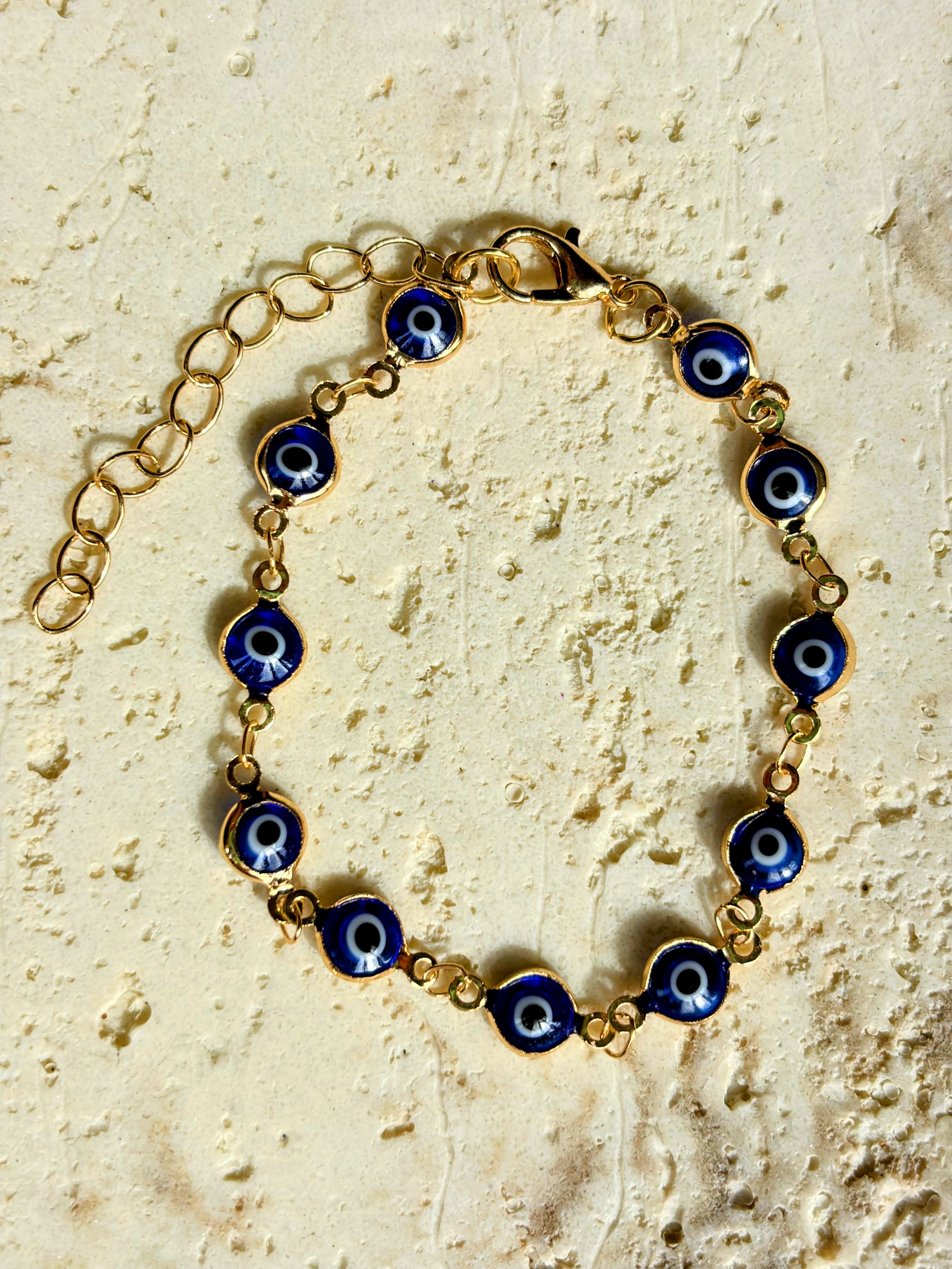 Blue Evil Eye Bracelet