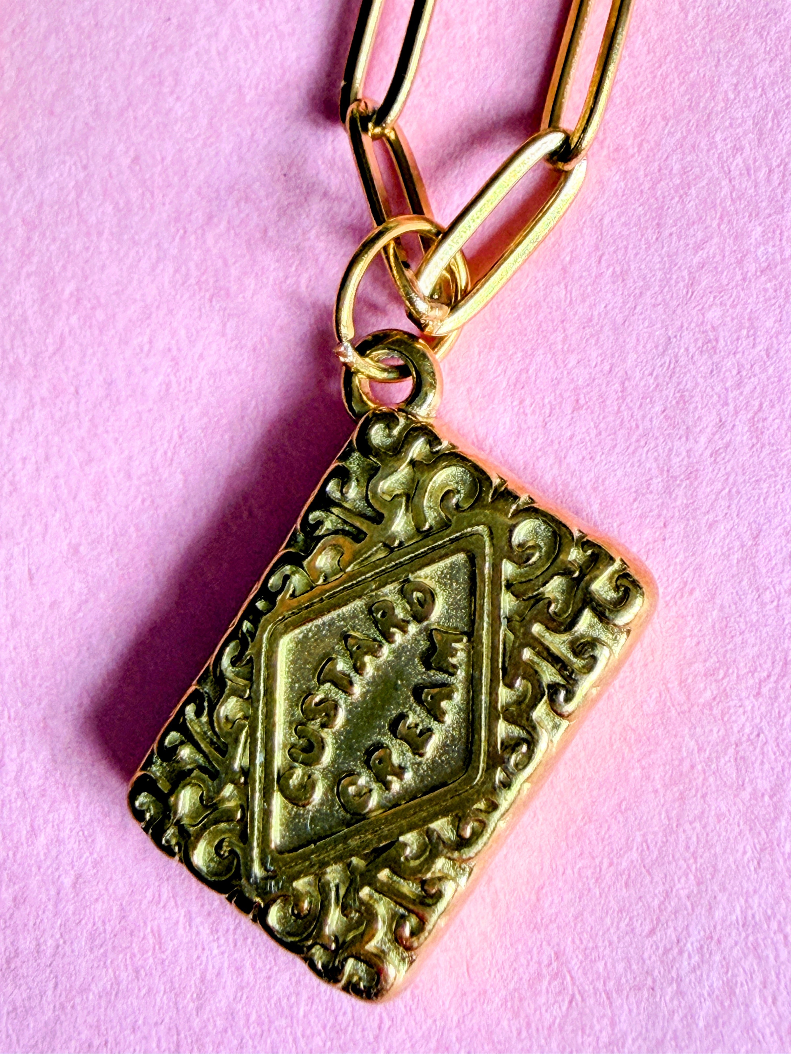 Custard Cream Necklace