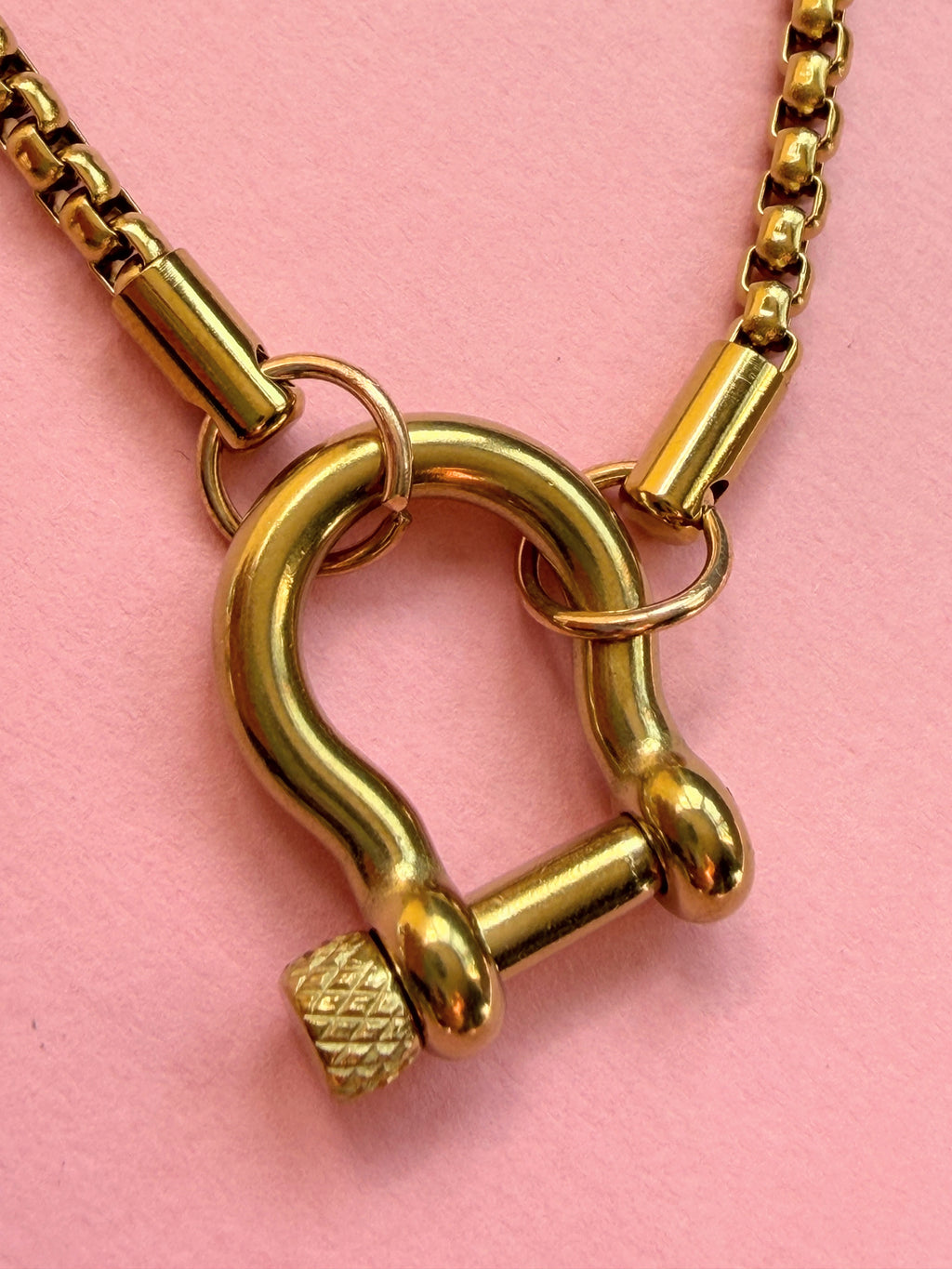 Zoe Hardware Necklace (Gold)
