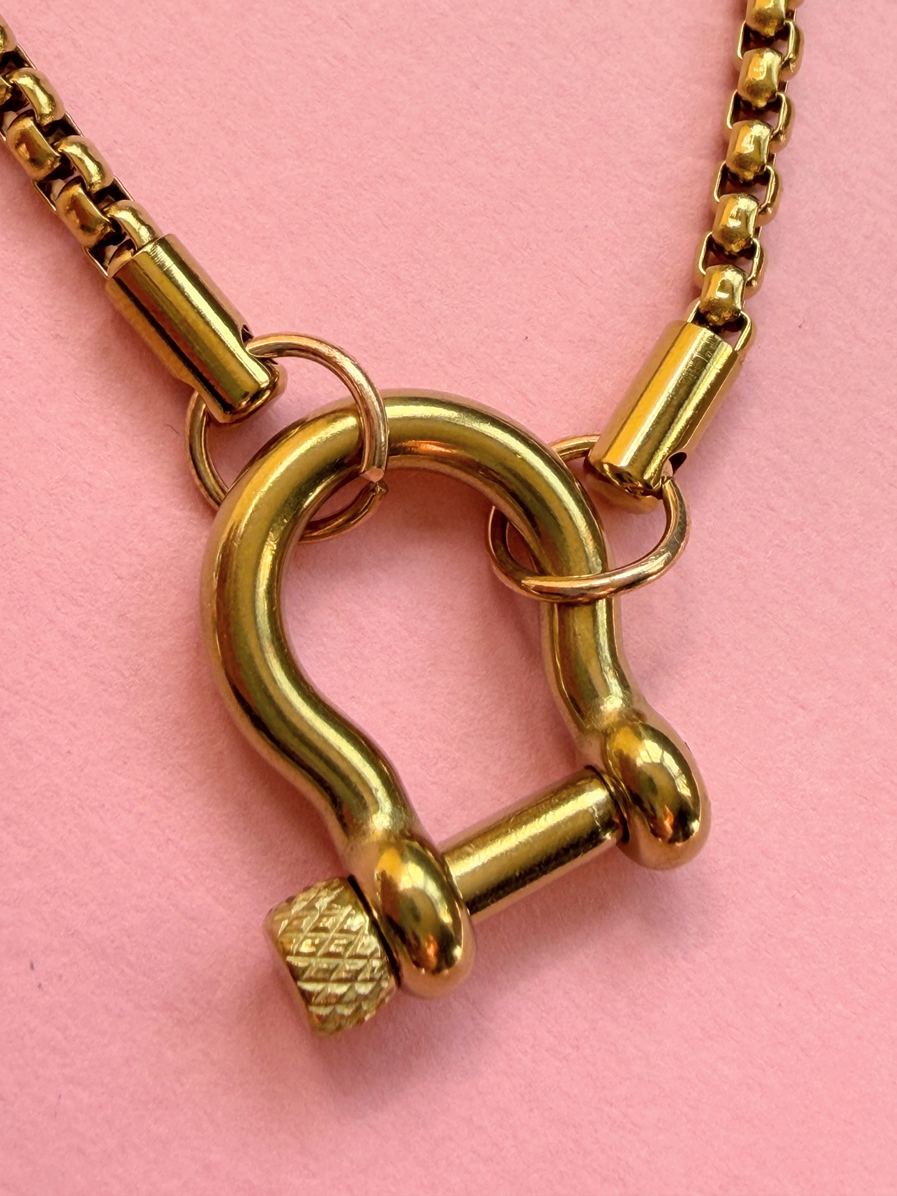 Zoe Hardware Necklace (Gold)