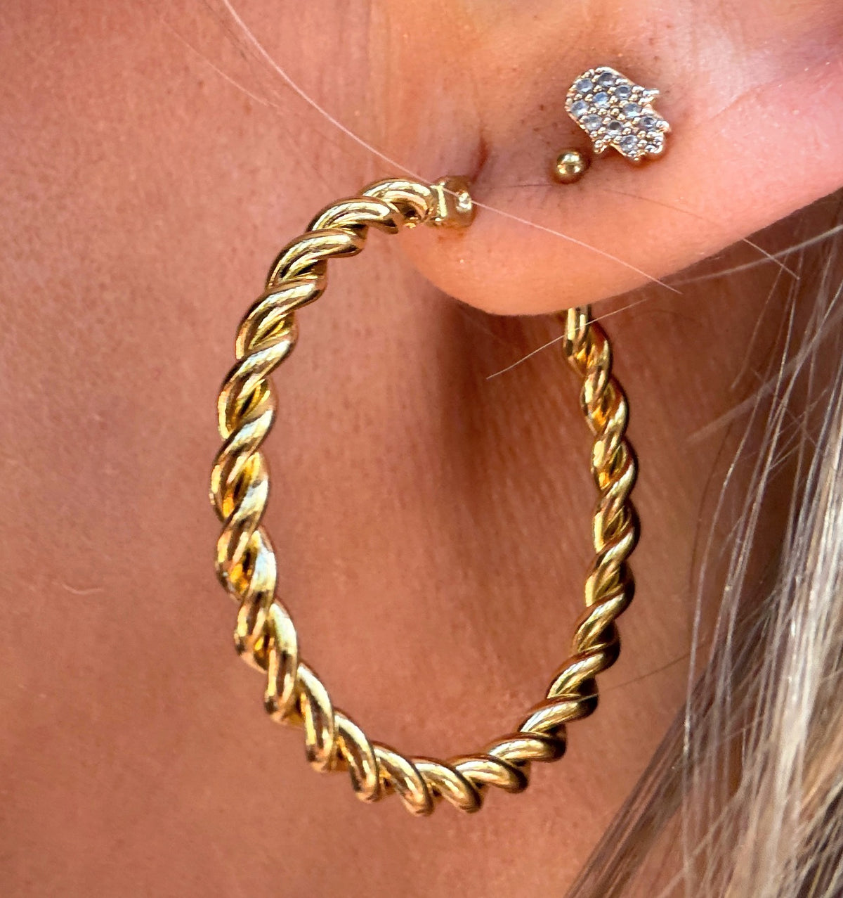 Isolde Hoop Earrings