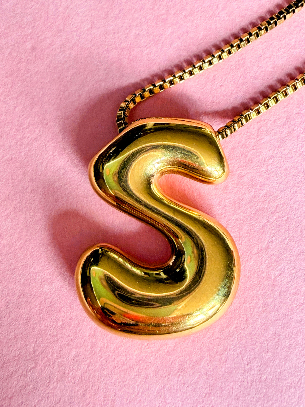 Initial Letter S Necklace