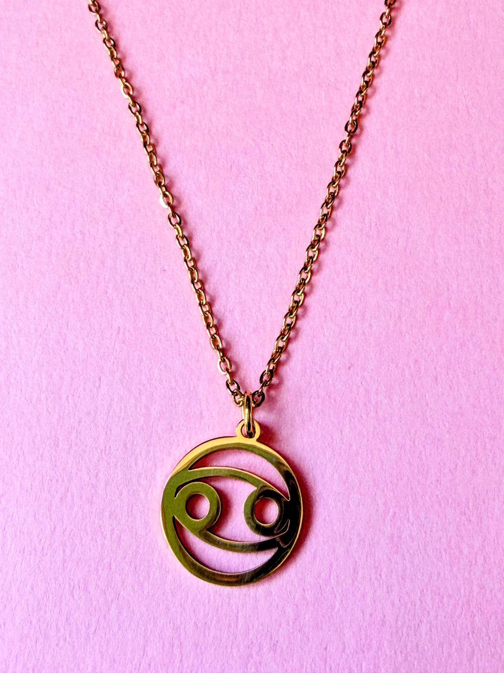 Cancer Star Sign (Glyph) Necklace
