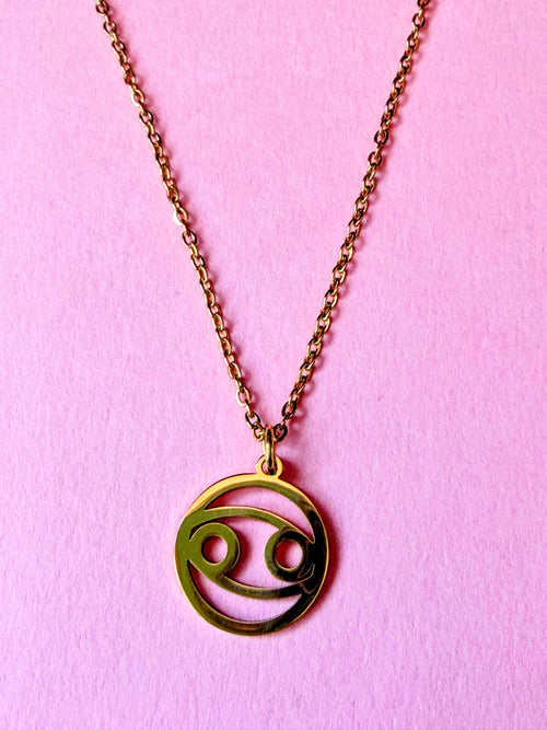 Cancer Star Sign (Glyph) Necklace