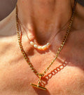 Vivienne T-Bar Figaro Chain Necklace