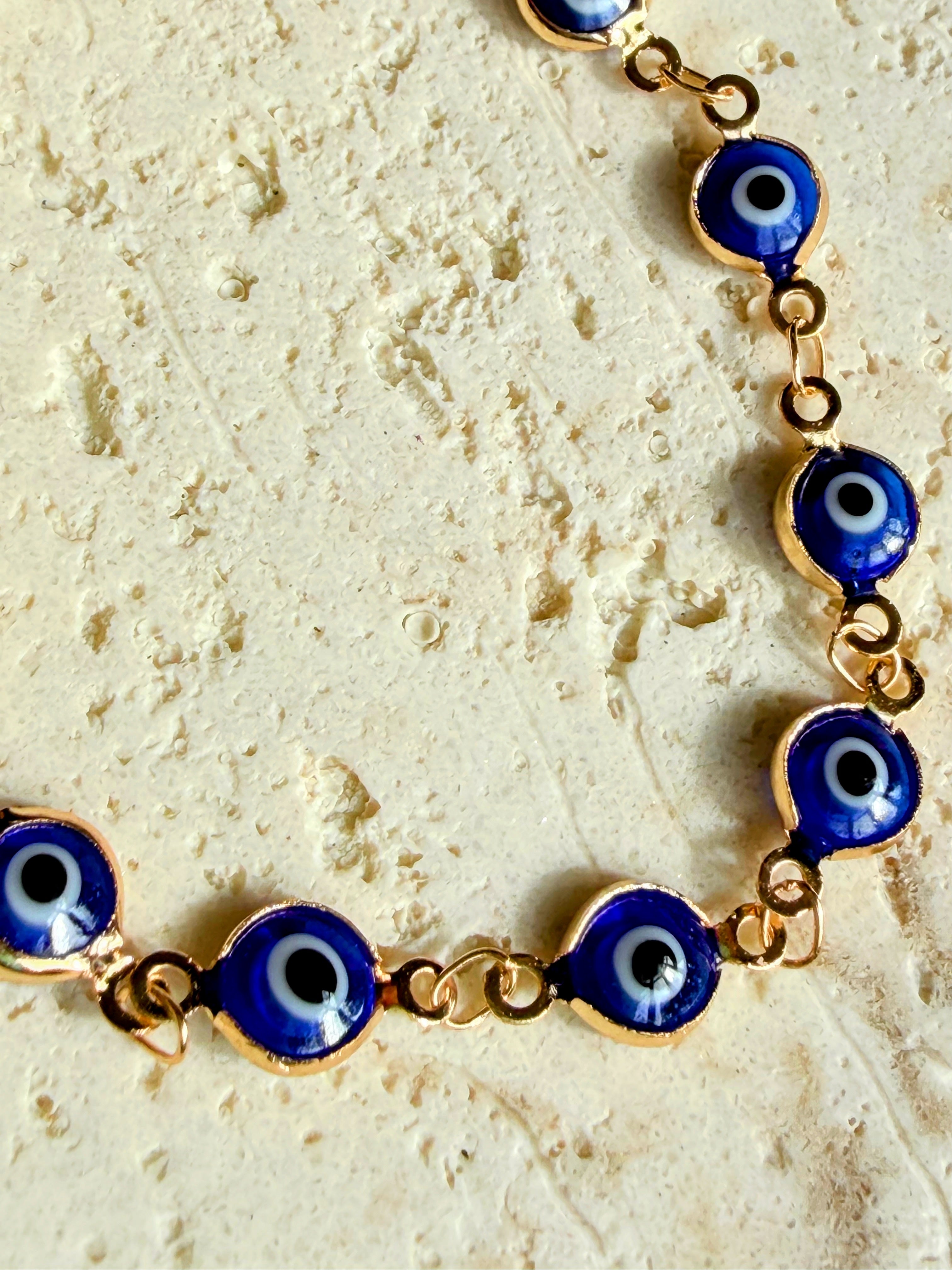 Blue Evil Eye Bracelet