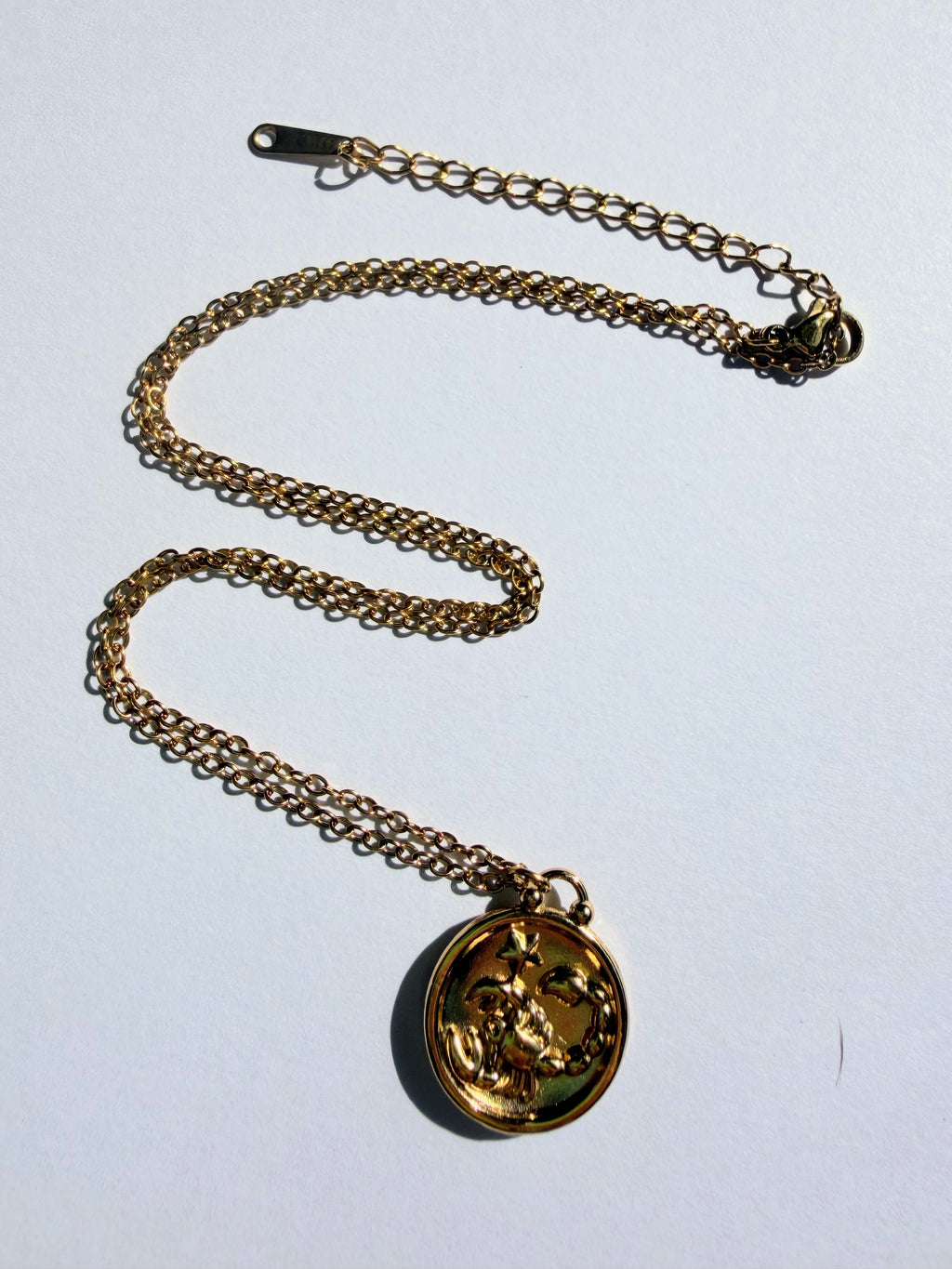 Scorpio Gold Plated Necklace