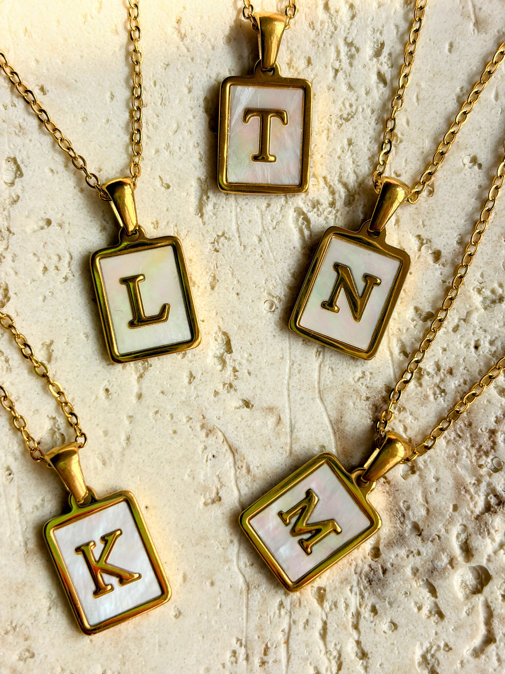 Initial Letter K Necklace