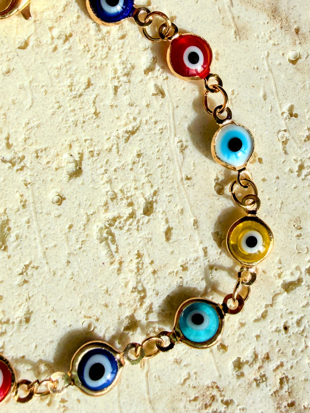 Multicolored Evil Eye Bracelet