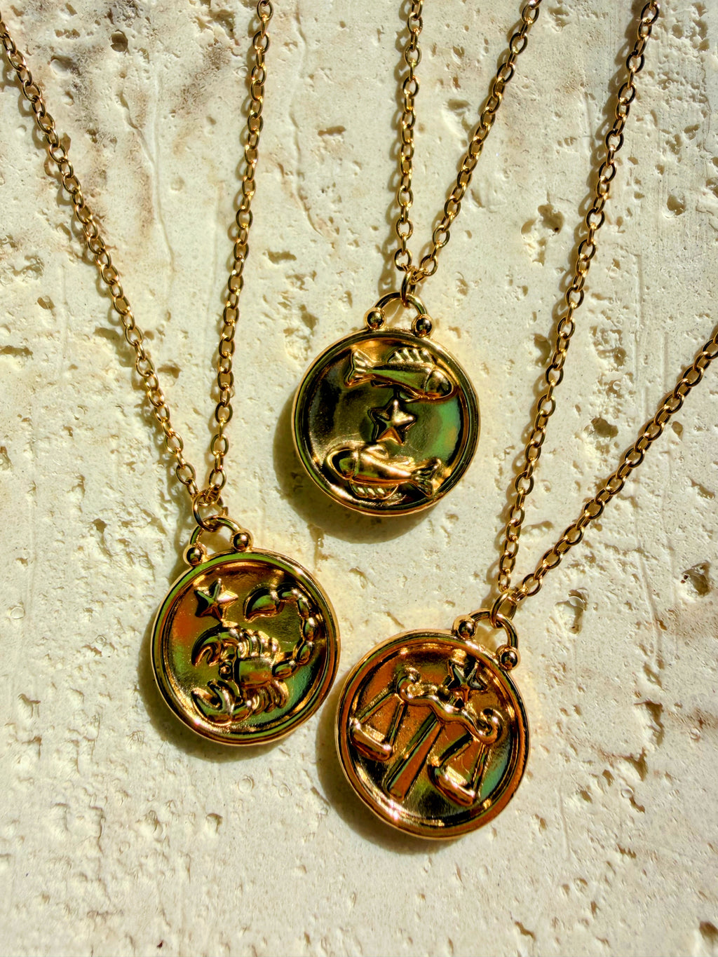 Scorpio Gold Plated Necklace