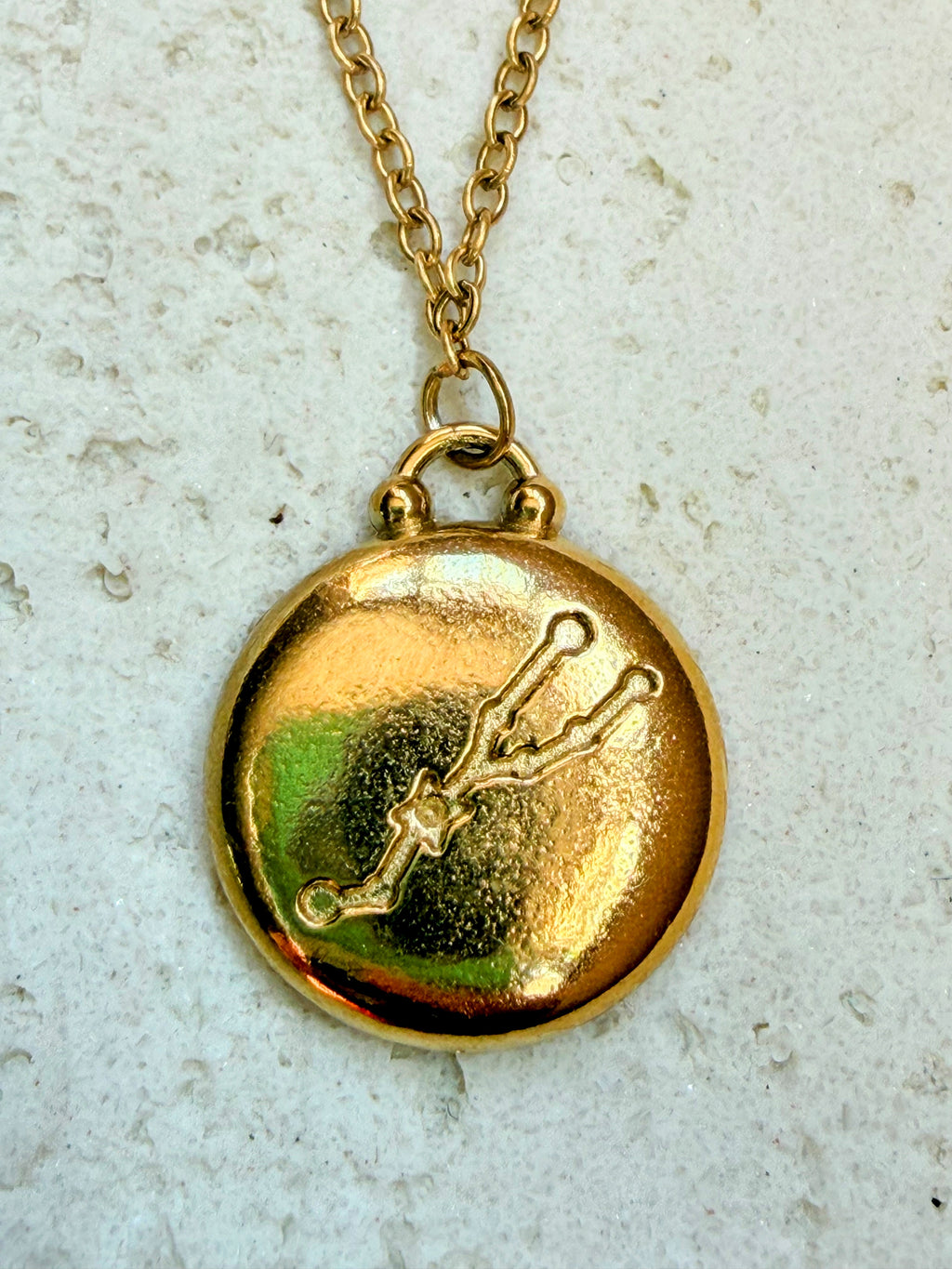 Taurus Gold Plated Necklace