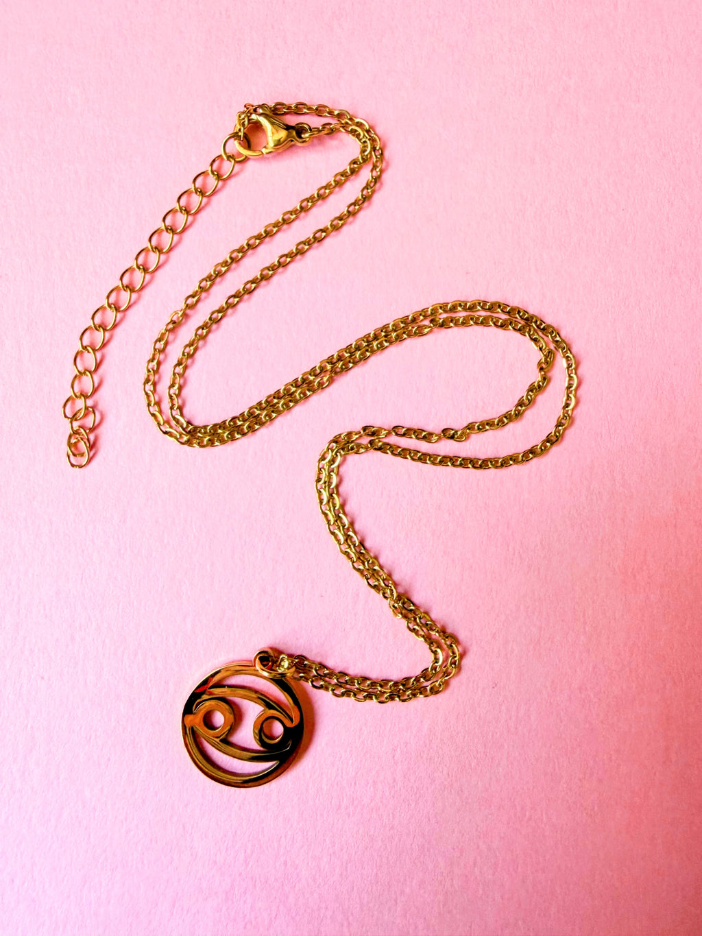 Cancer Star Sign (Glyph) Necklace
