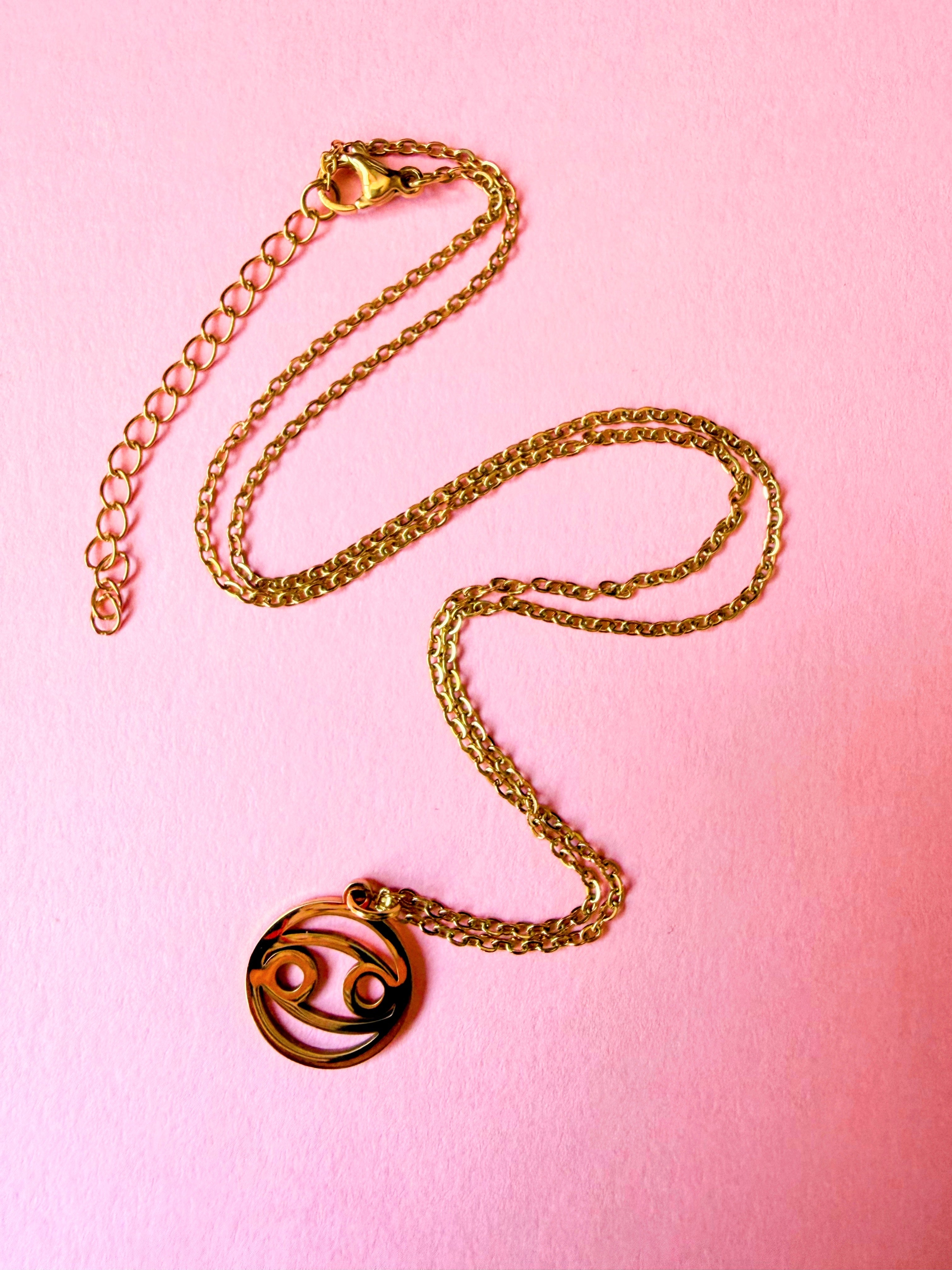 Cancer Star Sign (Glyph) Necklace