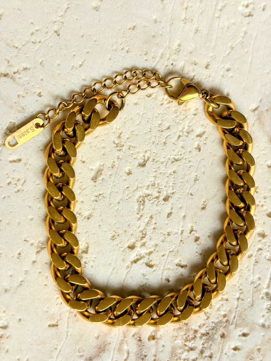 Chunky Cuban Chain Bracelet