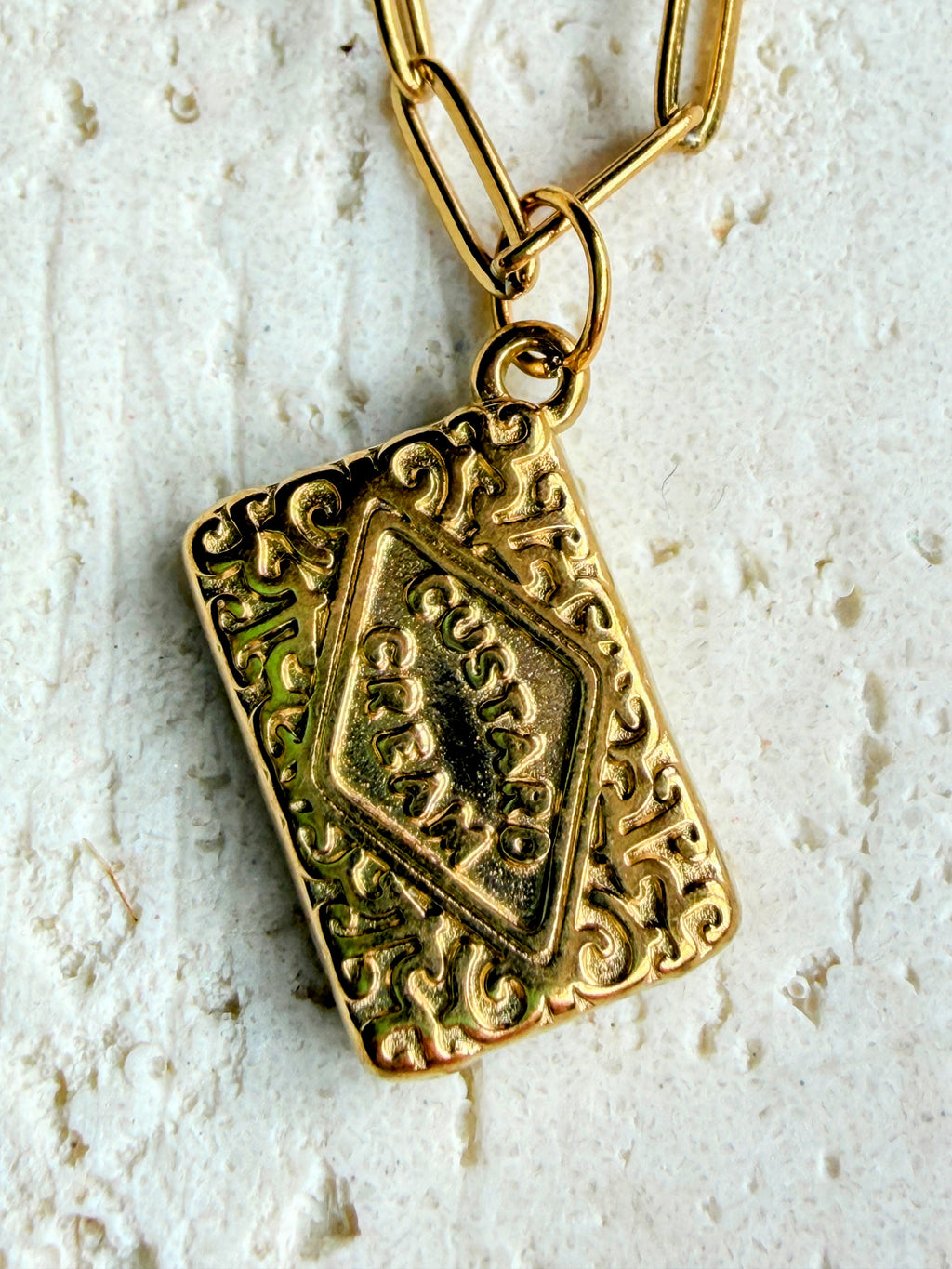 Custard Cream Necklace