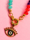 Rainbow Semi Precious Stone Necklace