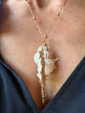 White Natural Seashell Necklace