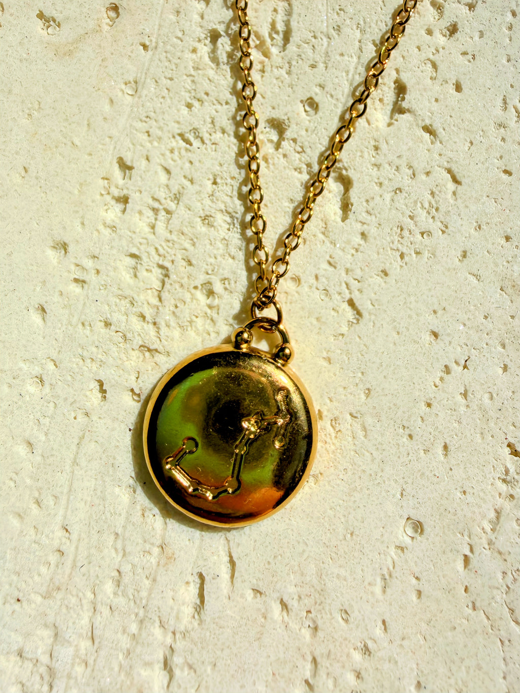 Scorpio Gold Plated Necklace