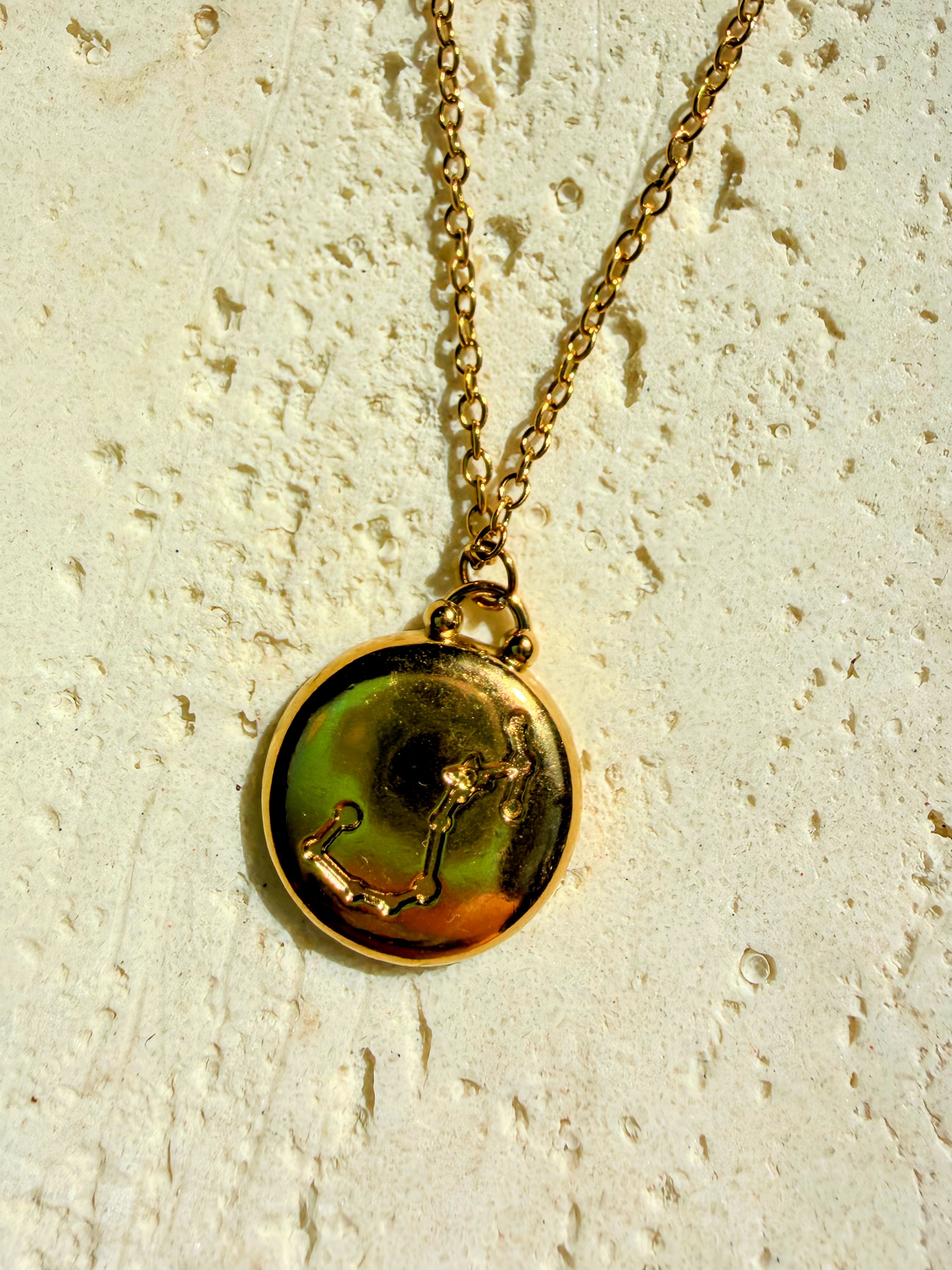 Scorpio Gold Plated Necklace