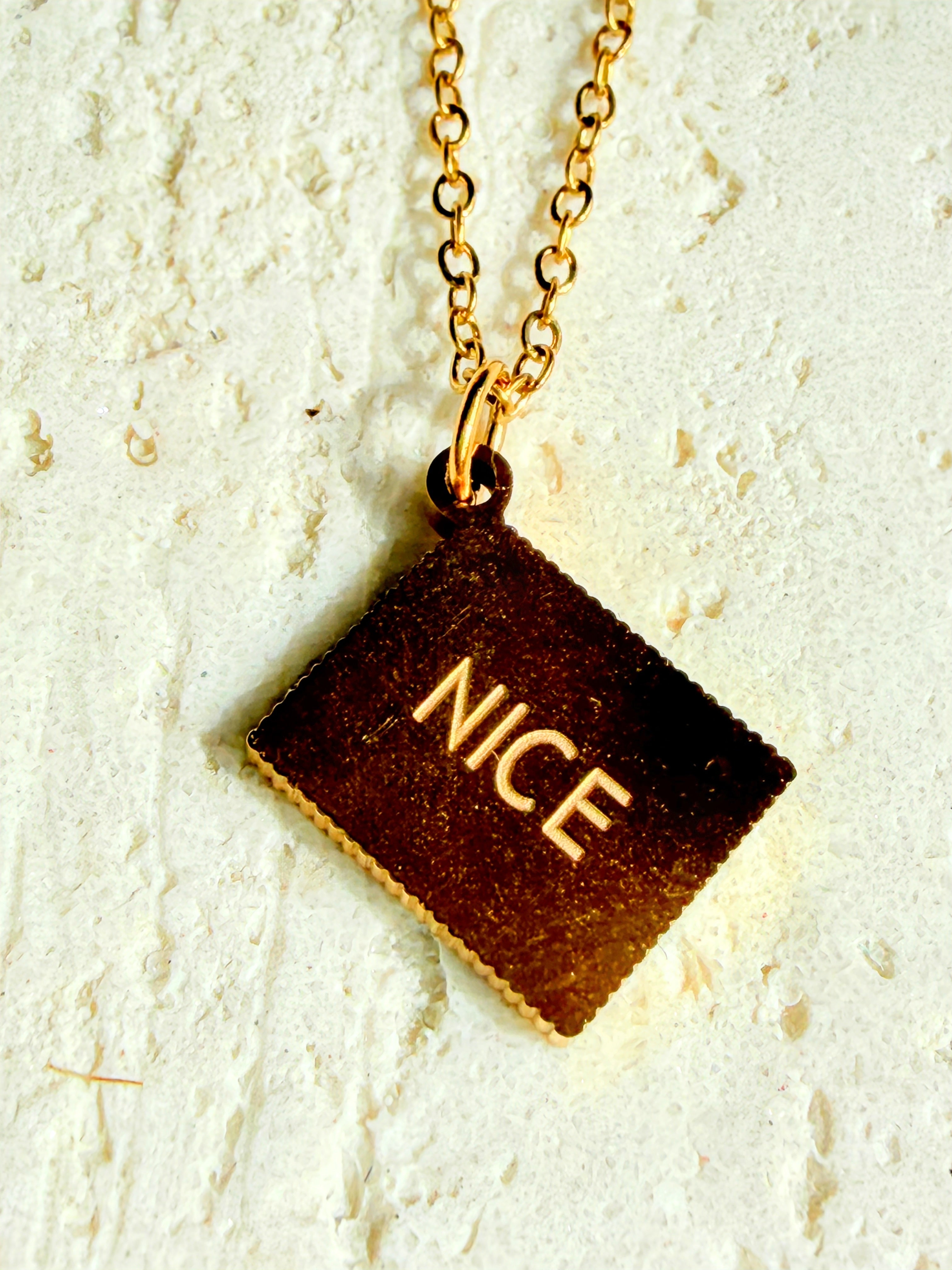 Nice Biscuit Necklace