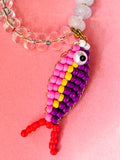 Rainbow and Purple Catch Necklace