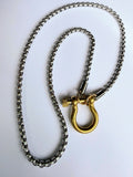 Zoe Hardware Necklace (Silver)