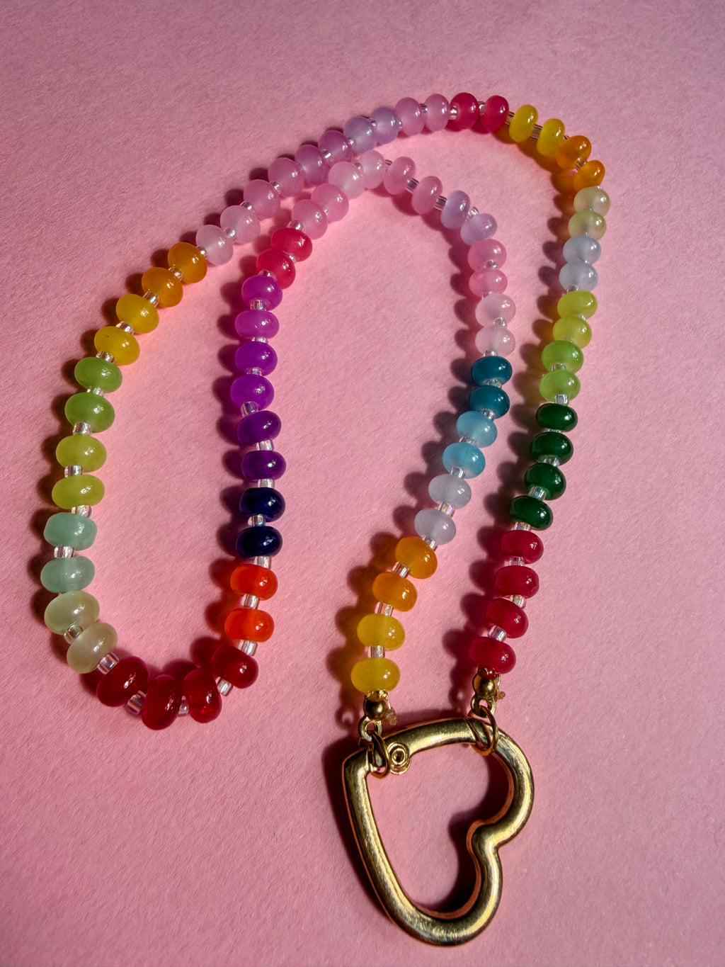 Florence Rainbow Bead Necklace