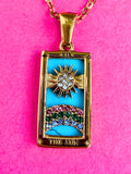 The Sun XIX- Tarot Card Necklace