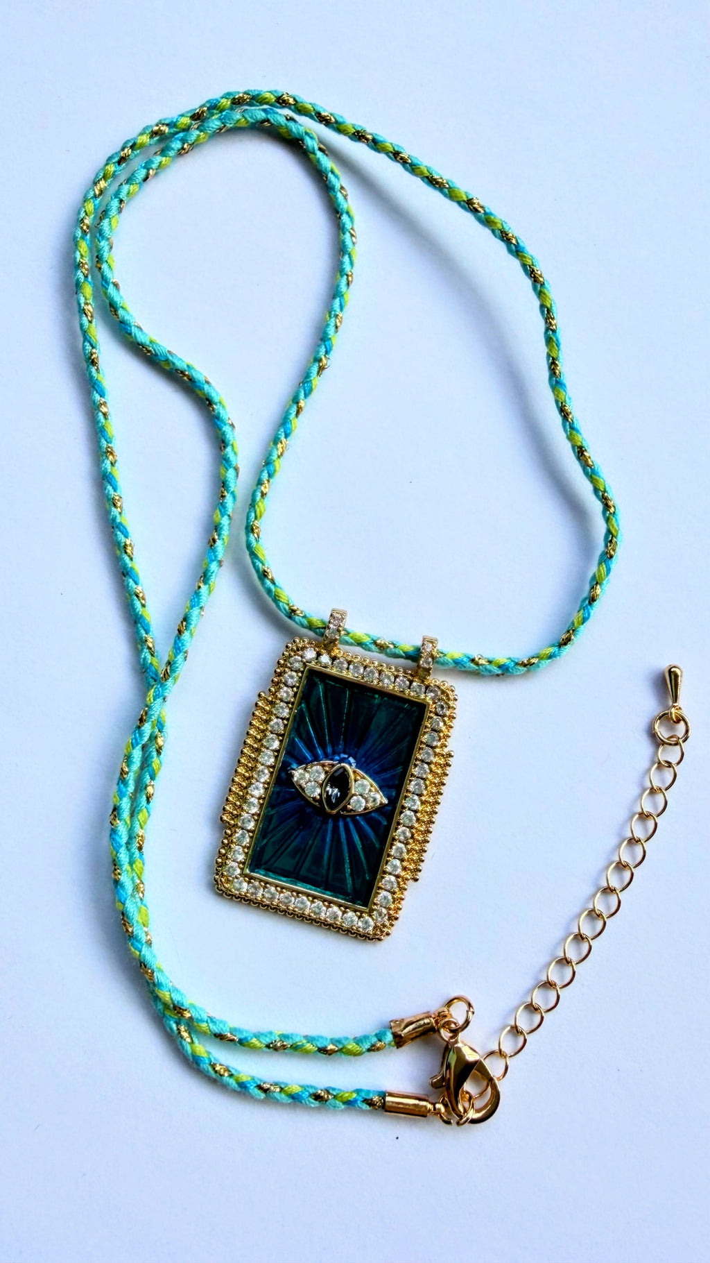 Tilly Blue Pendant Necklace