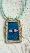 Tilly Blue Pendant Necklace
