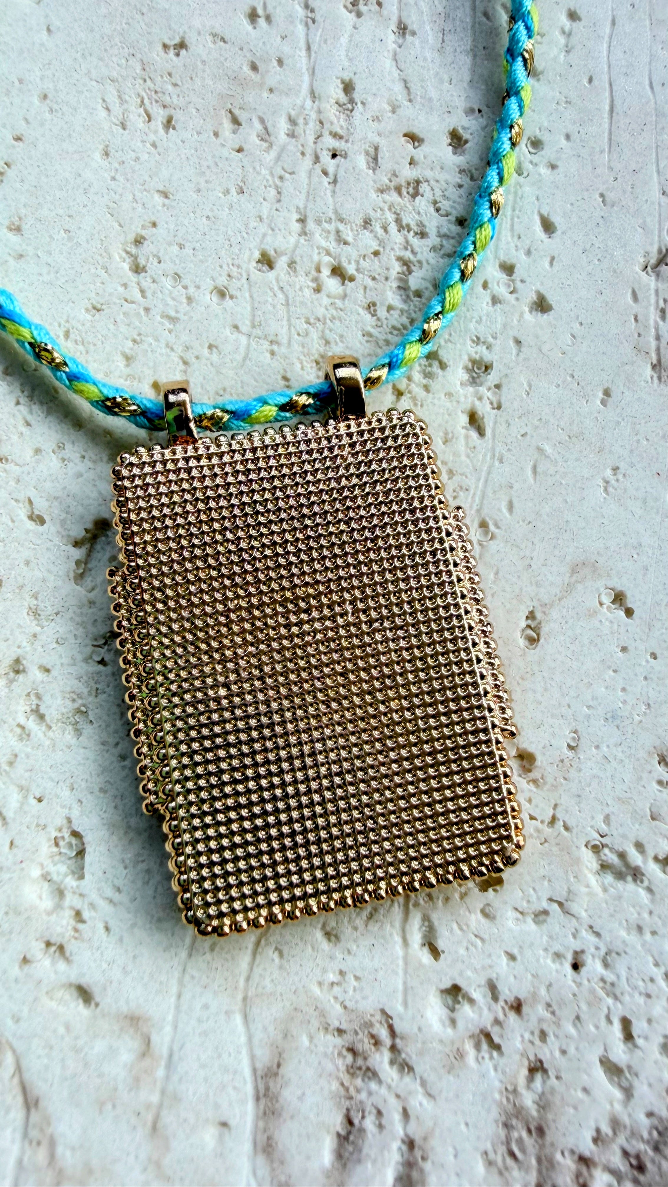 Tilly Blue Pendant Necklace